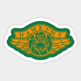 HAWKINS WINGS (YELLOW) Sticker